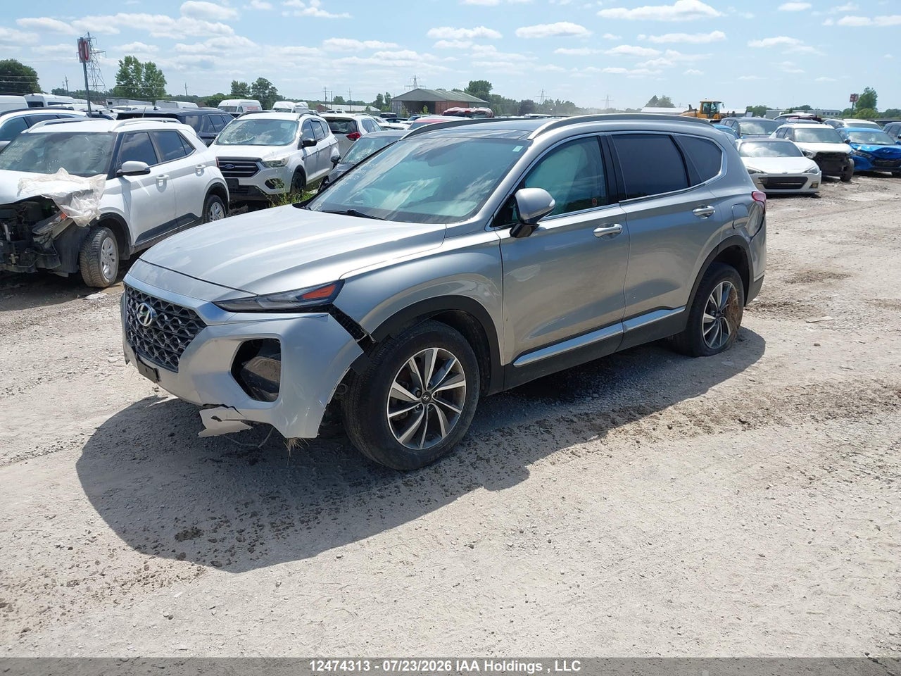 2020 HYUNDAI SANTA FE PREFERRED AWD WITH SUN AND LEATHER PACKAGE thumbnail 3