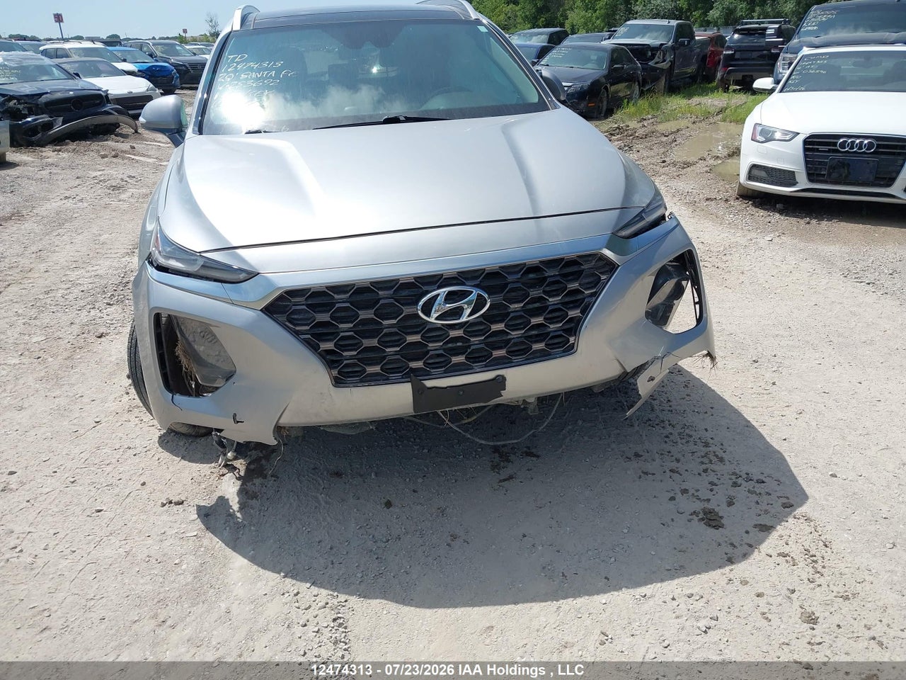 2020 HYUNDAI SANTA FE PREFERRED AWD WITH SUN AND LEATHER PACKAGE thumbnail 7
