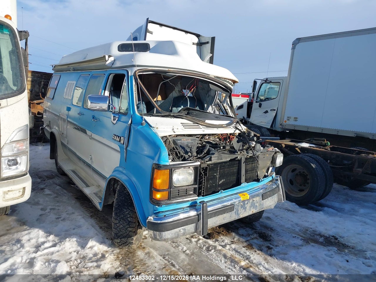 1989 DODGE RAM VAN B250 thumbnail 2