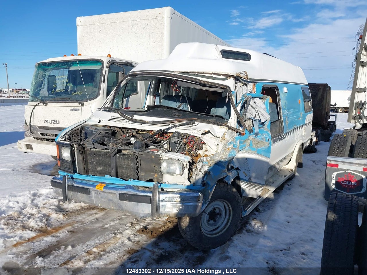 1989 DODGE RAM VAN B250 thumbnail 3