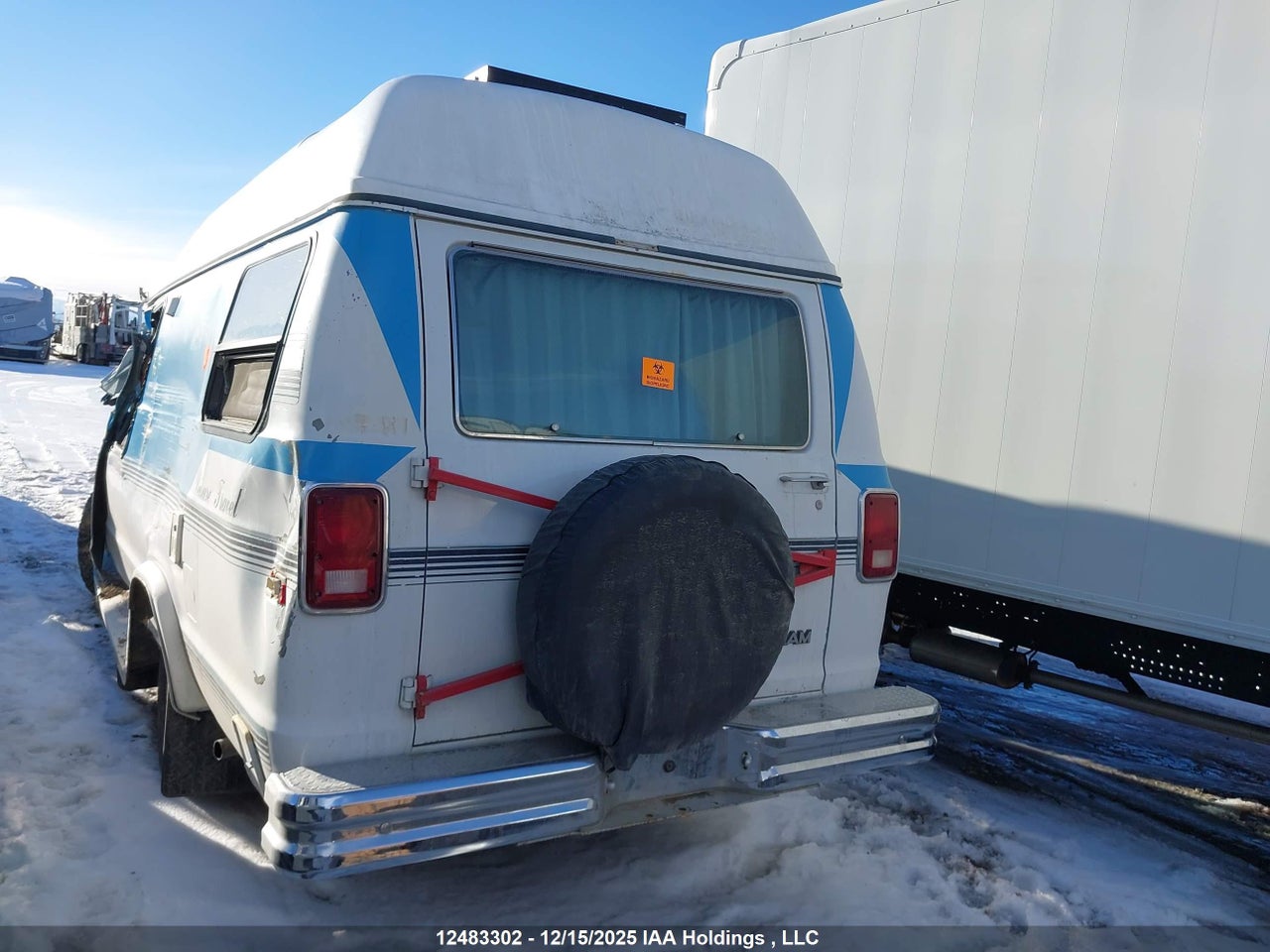 1989 DODGE RAM VAN B250 thumbnail 4