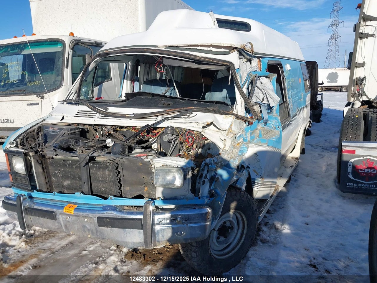 1989 DODGE RAM VAN B250 thumbnail 7