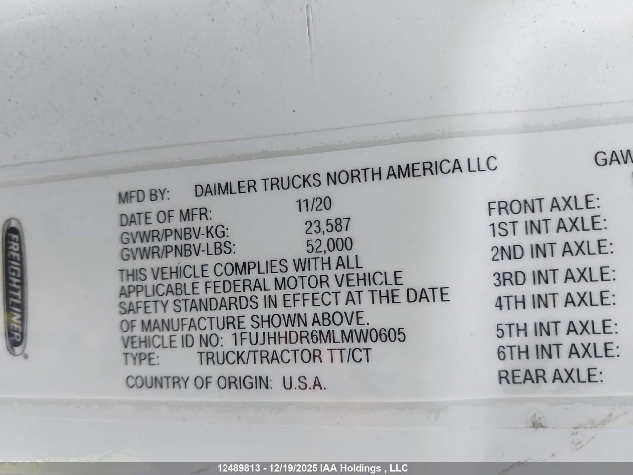2021 FREIGHTLINER CASCADIA 126 thumbnail 10