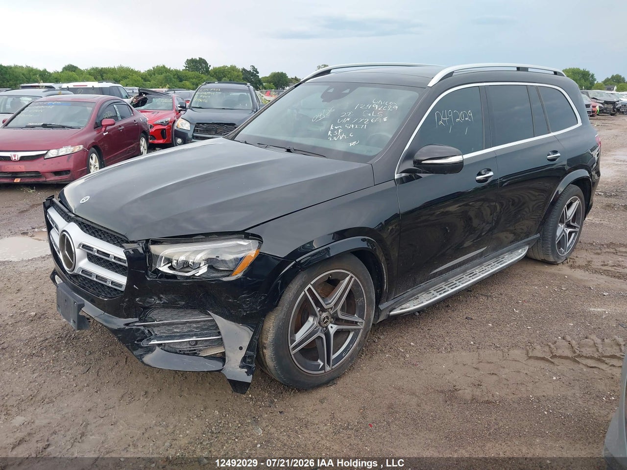 2022 MERCEDES BENZ GLS 450 4MATIC thumbnail 3