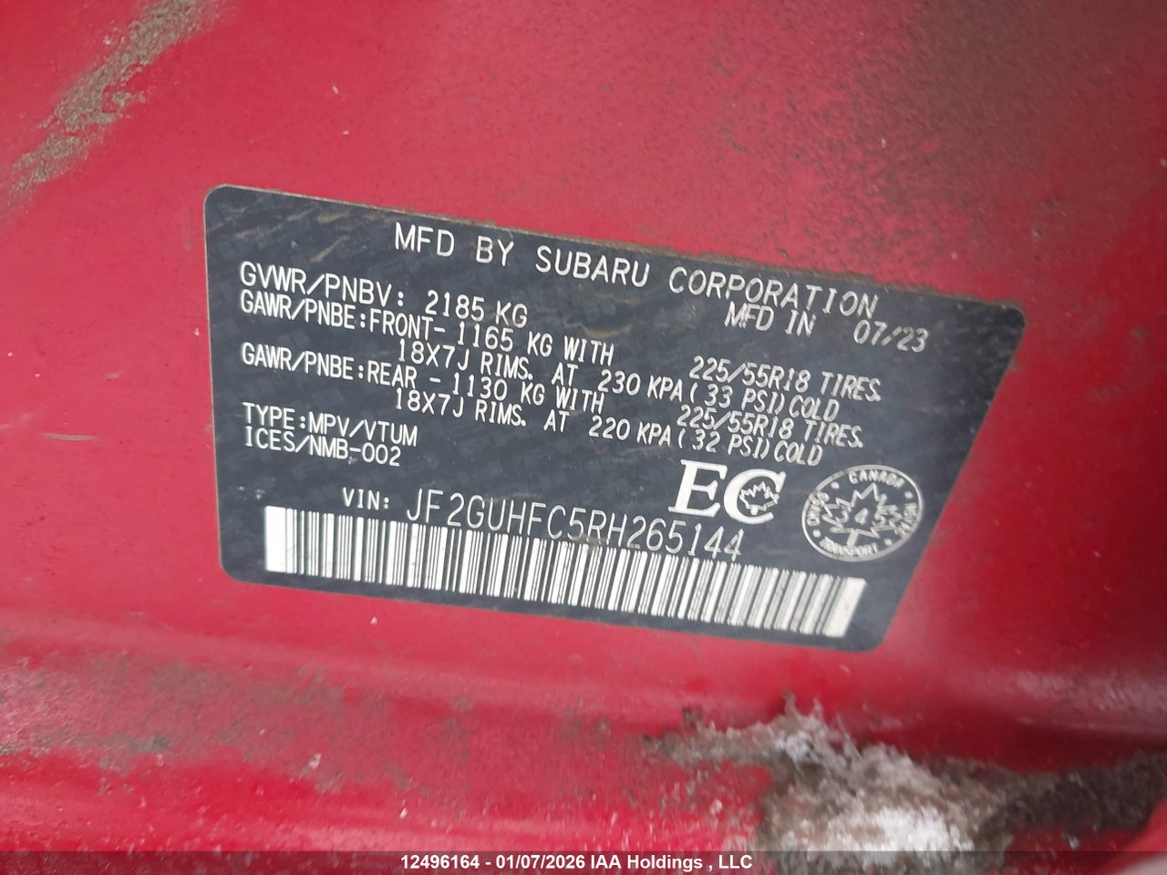 2024 SUBARU CROSSTREK ONYX thumbnail 10