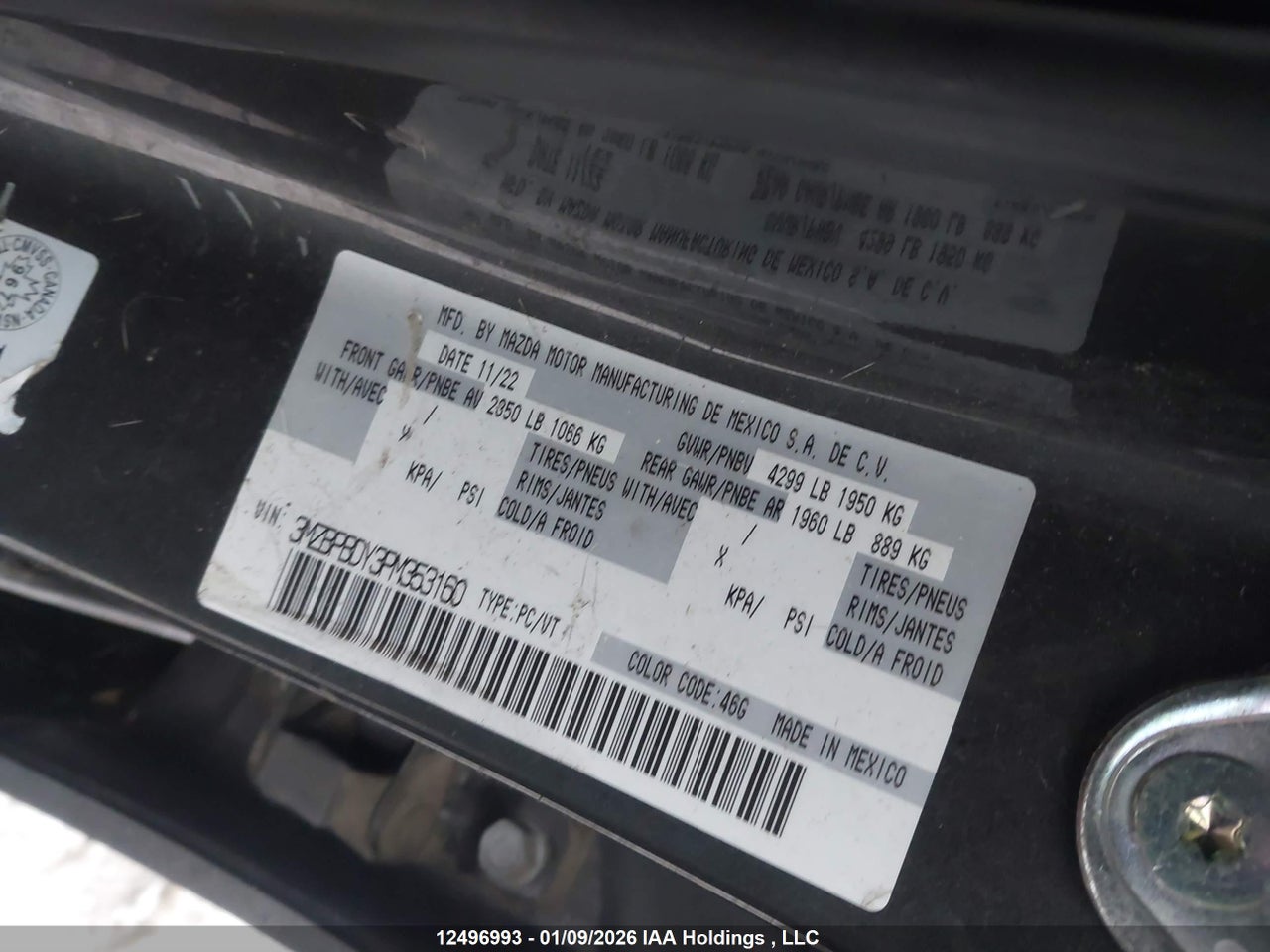 2023 MAZDA MAZDA3 GT W/TURBO thumbnail 10