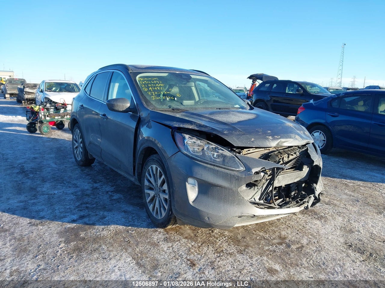 2021 FORD ESCAPE TITANIUM HYBRID thumbnail 2