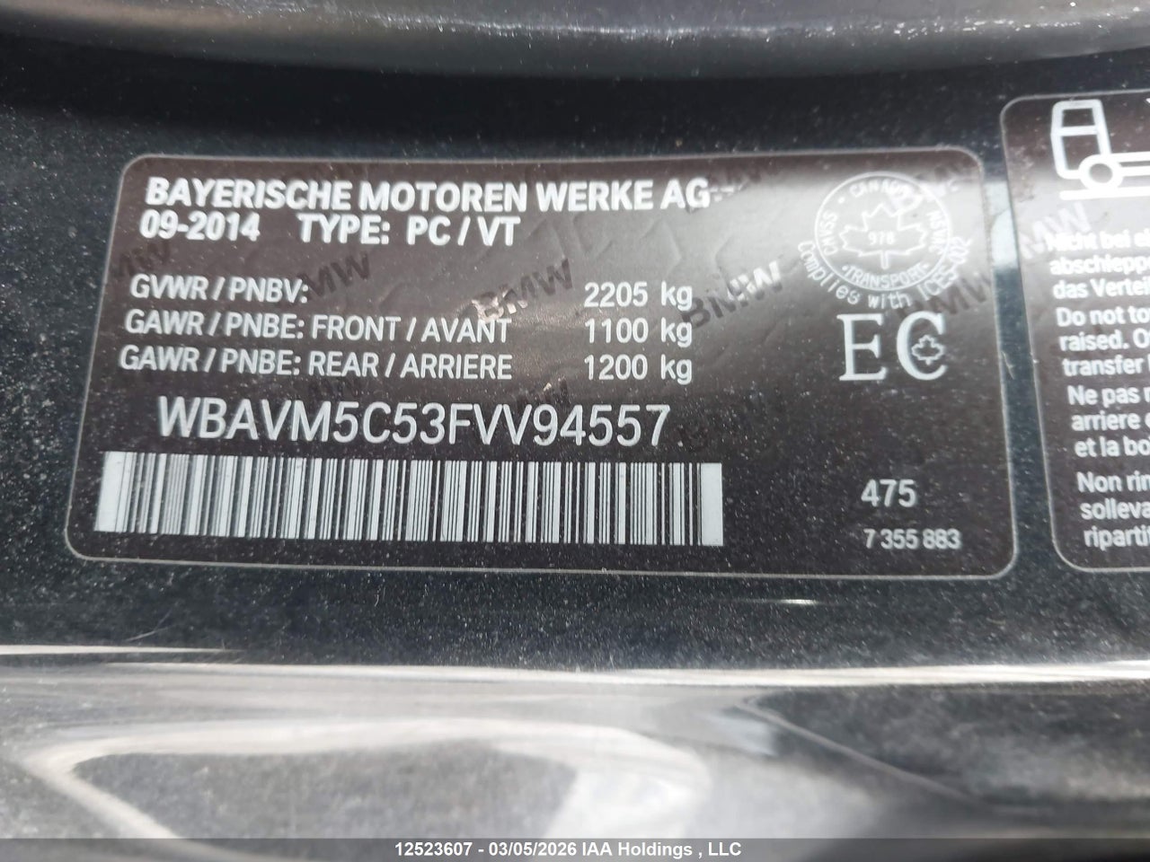 2015 BMW X1 XDRIVE35I thumbnail 10