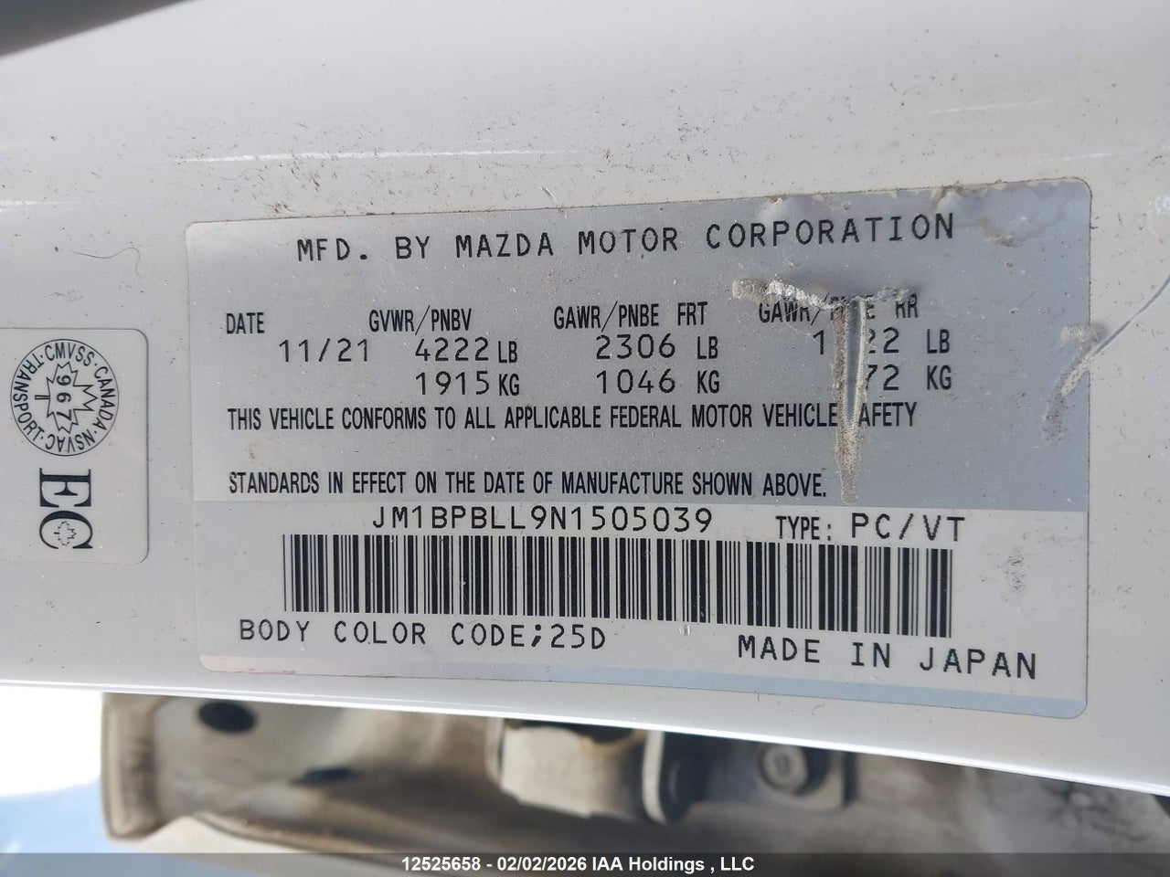 2022 MAZDA MAZDA3 GS thumbnail 10
