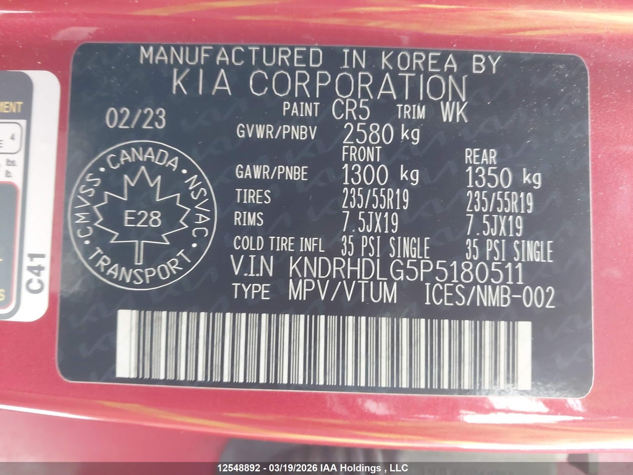 2023 KIA SORENTO HYBRID EX thumbnail 10