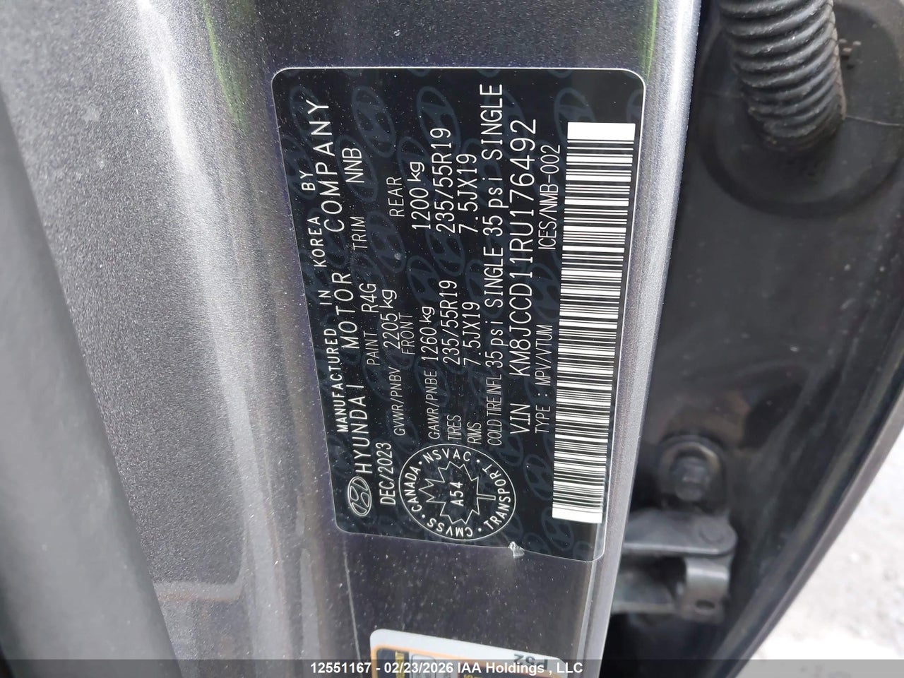 2024 HYUNDAI TUCSON LUXURY AWD thumbnail 10