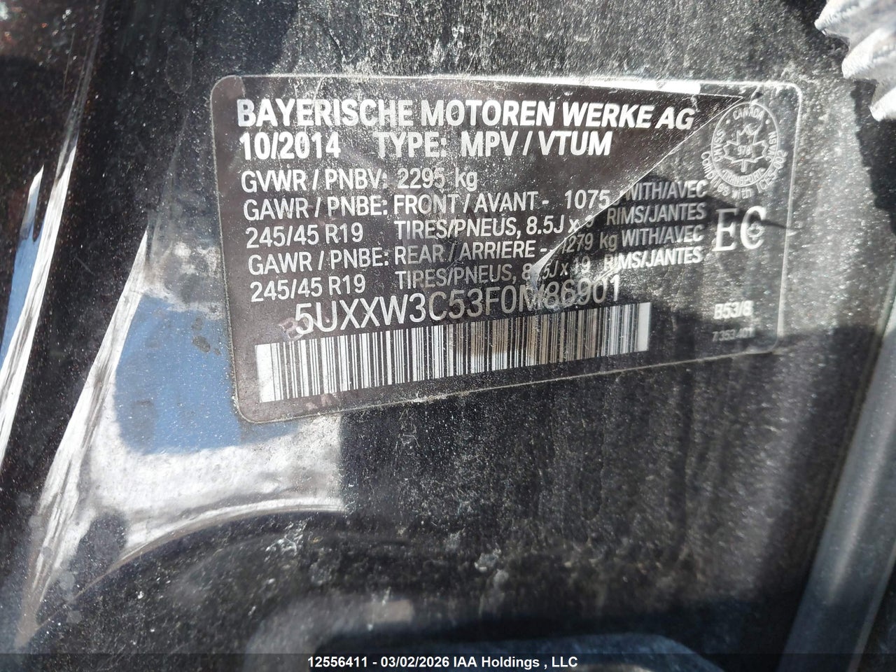 2015 BMW X4 XDRIVE28I thumbnail 10