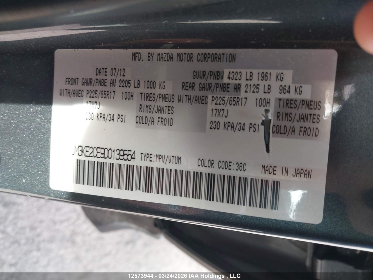 2013 MAZDA CX-5 thumbnail 10