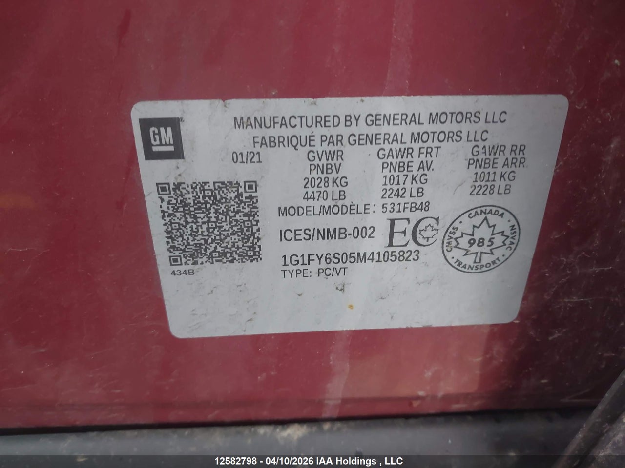 2021 CHEVROLET BOLT EV thumbnail 10