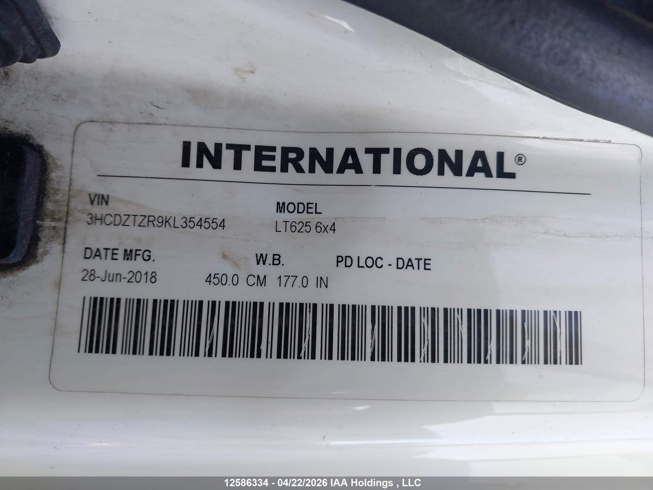 2019 INTERNATIONAL LT625 thumbnail 10
