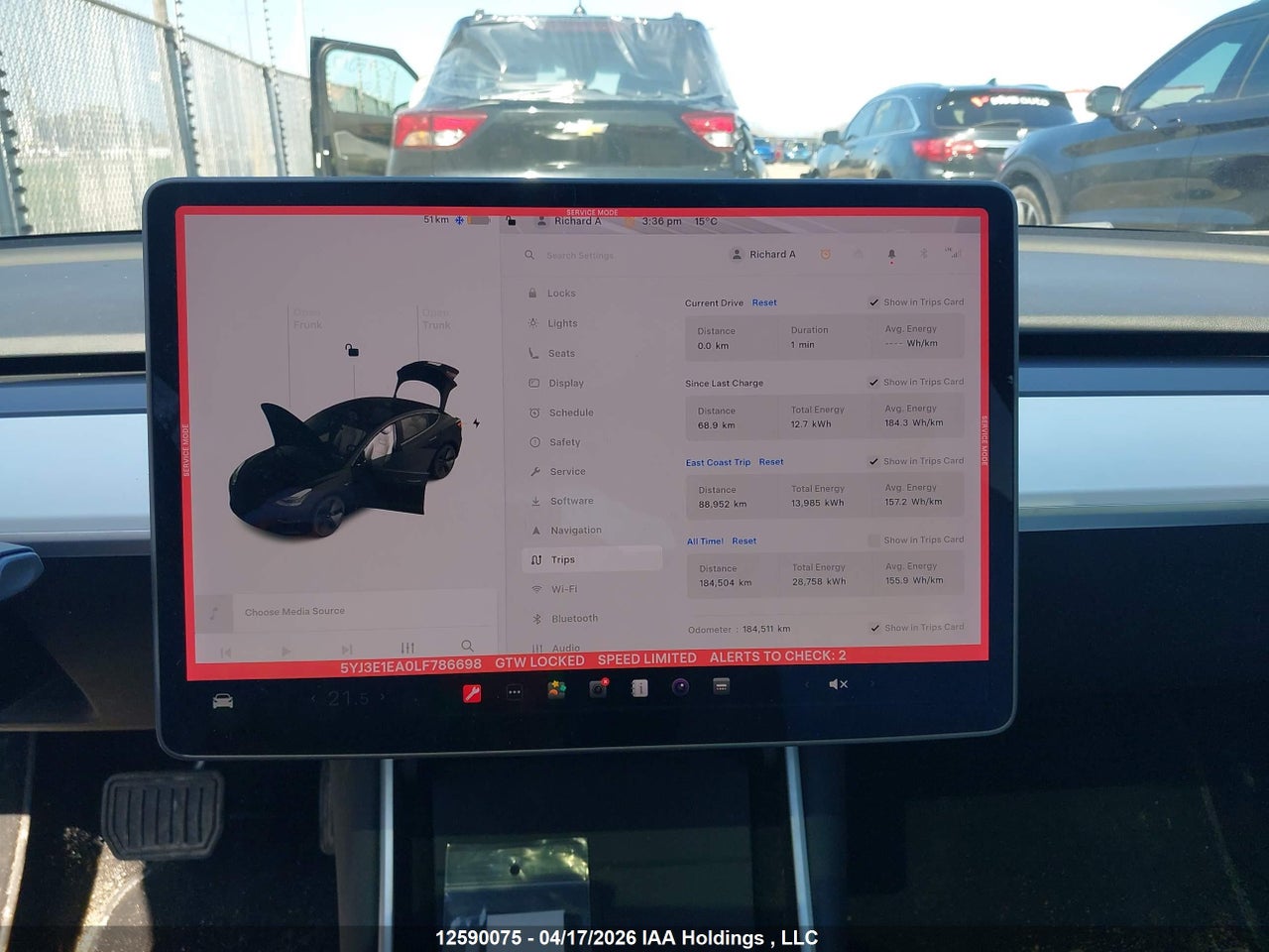 2020 TESLA MODEL 3 STANDARD RANGE PLUS thumbnail 8