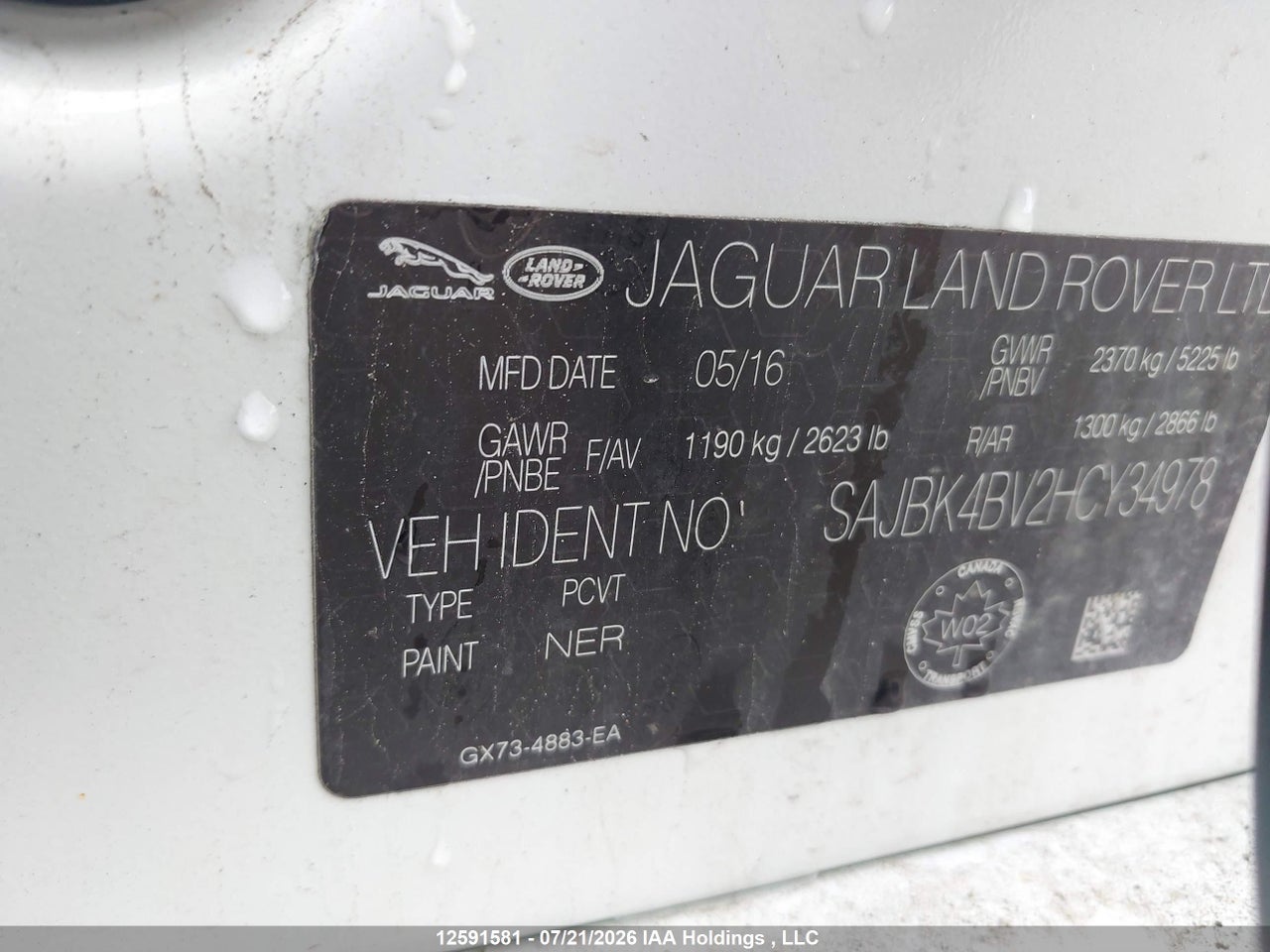 2017 JAGUAR XF 35T PRESTIGE thumbnail 10