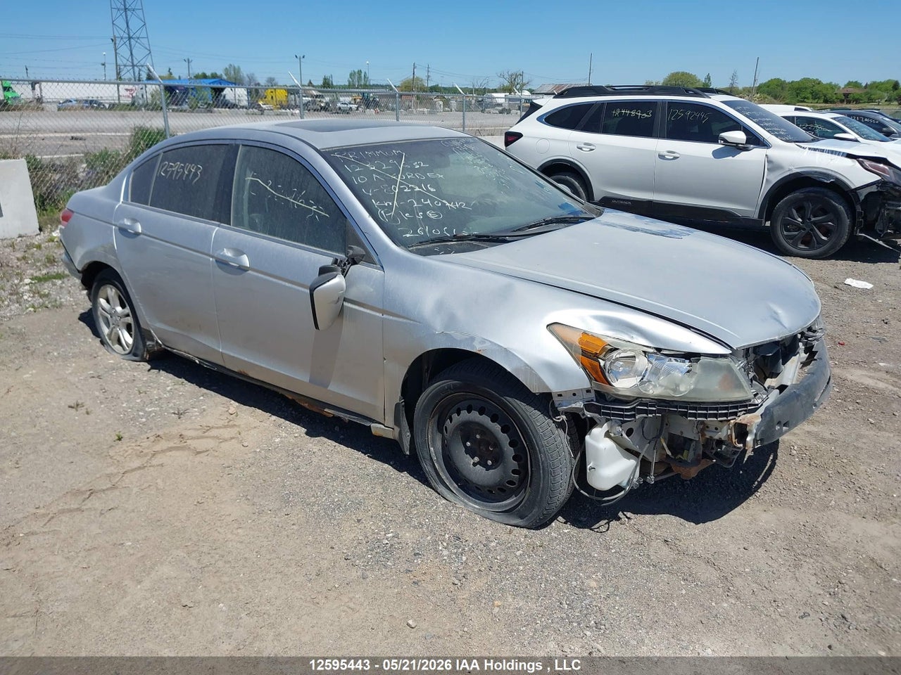 2010 HONDA ACCORD EX-L thumbnail 2