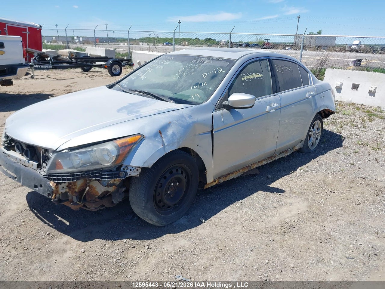 2010 HONDA ACCORD EX-L thumbnail 3