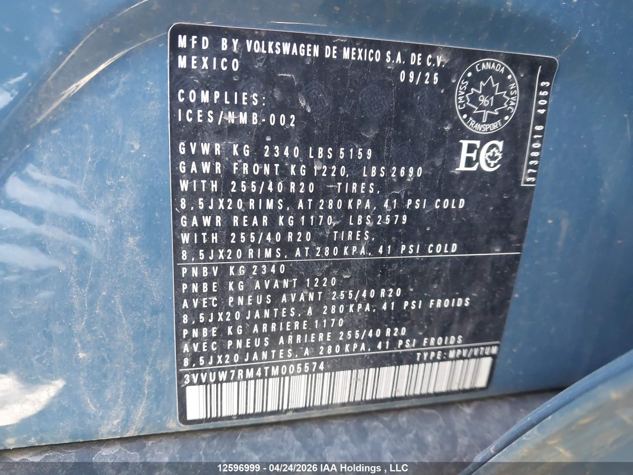 2026 VOLKSWAGEN TIGUAN thumbnail 10