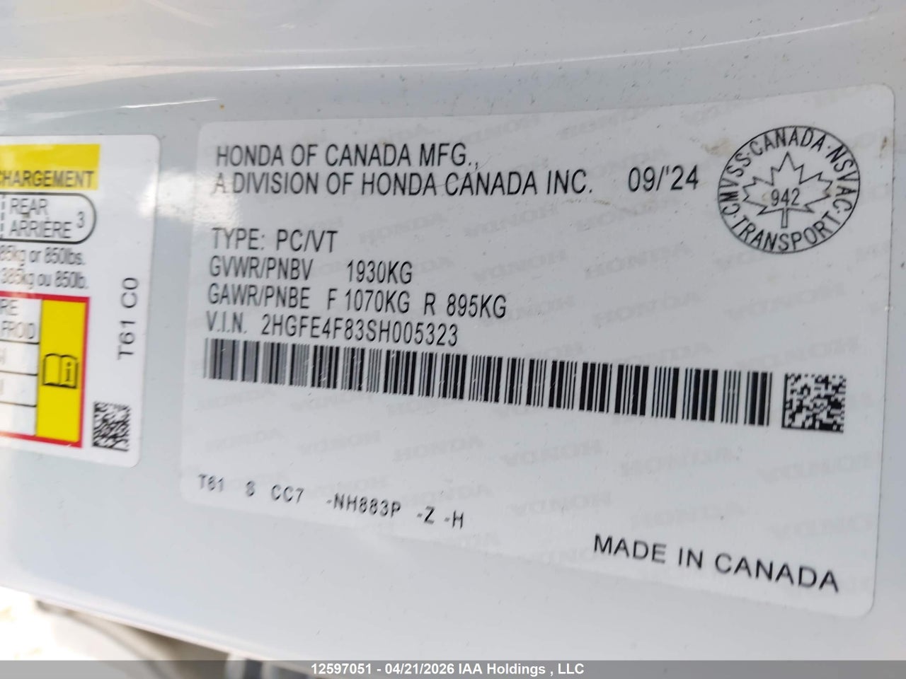 2025 HONDA CIVIC SPORT HYBRID/SPORT TOURING HYBRID thumbnail 10