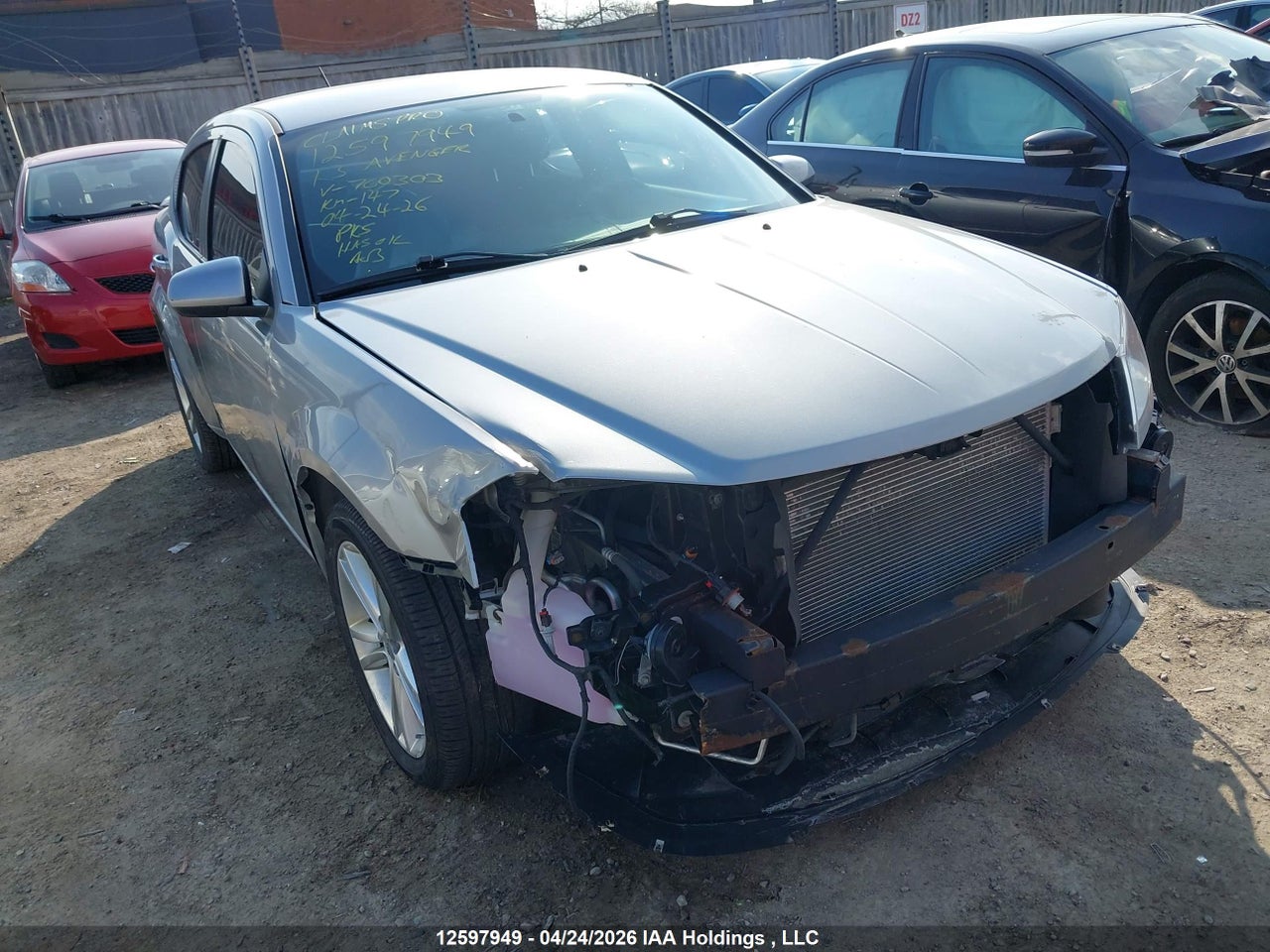 2013 DODGE AVENGER SXT thumbnail 2
