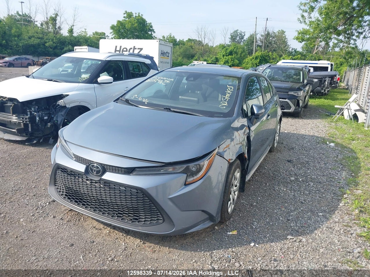 2022 TOYOTA COROLLA LE thumbnail 3