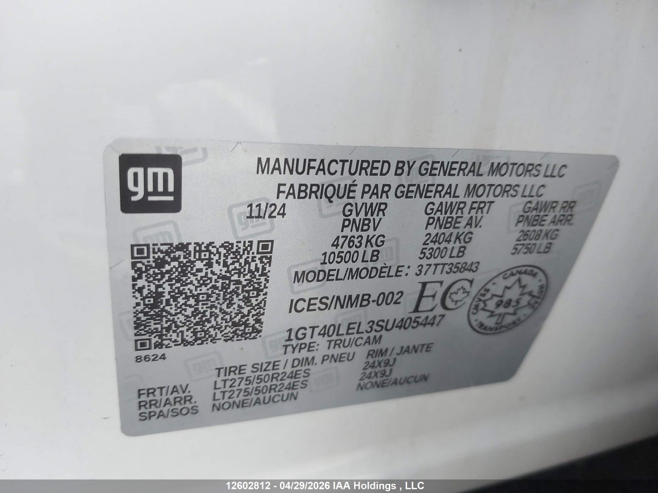 2025 GMC SIERRA EV EXTENDED RANGE DENALI 4WD thumbnail 10