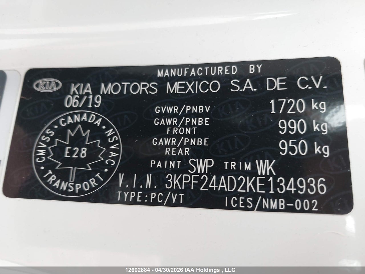 2019 KIA FORTE thumbnail 10
