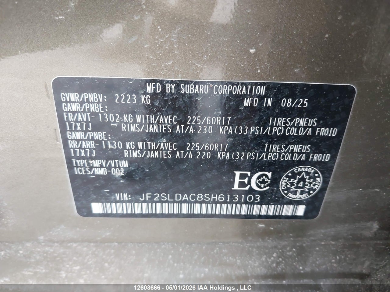 2025 SUBARU FORESTER thumbnail 10