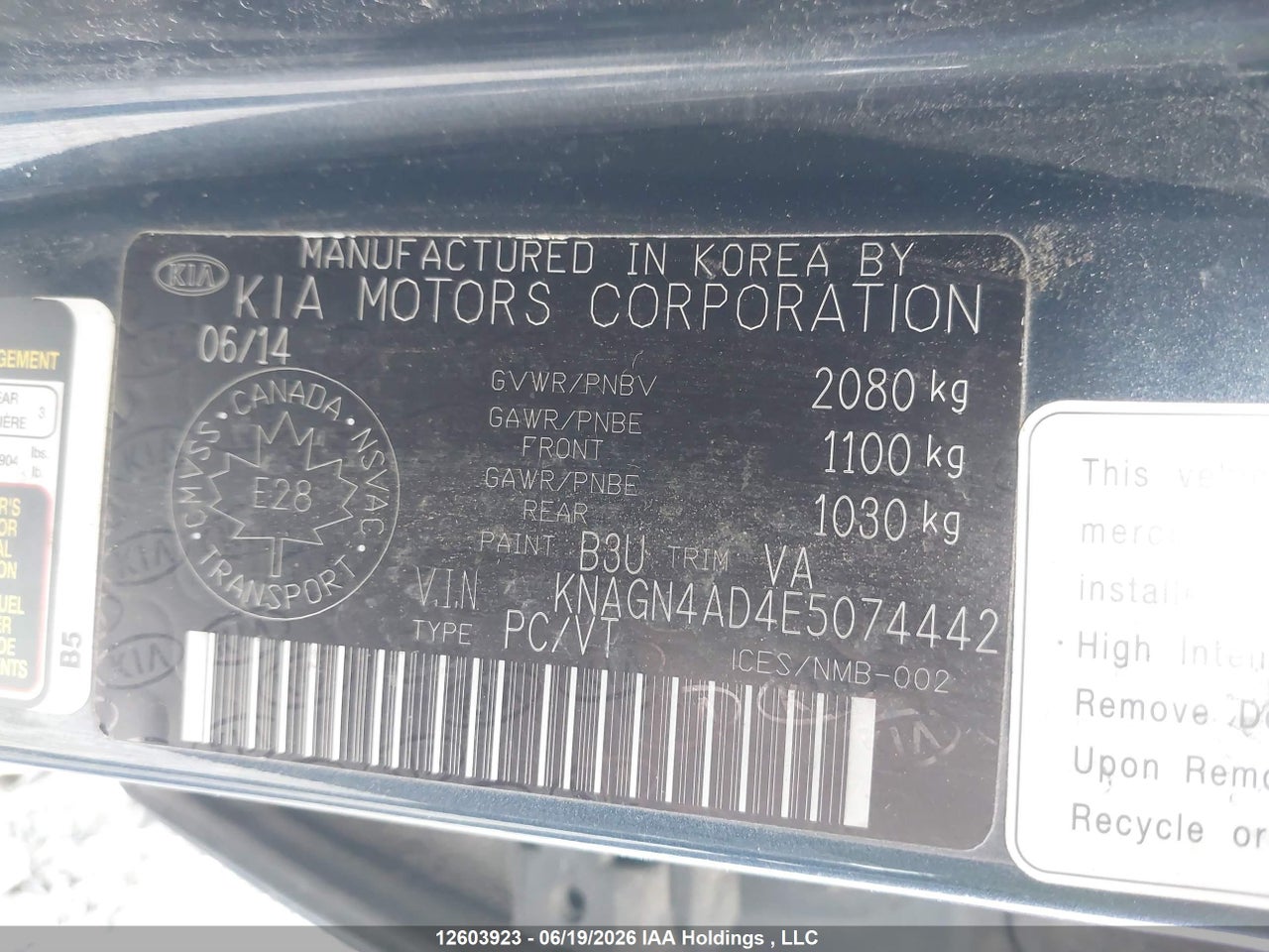 2014 KIA OPTIMA HYBRID thumbnail 10