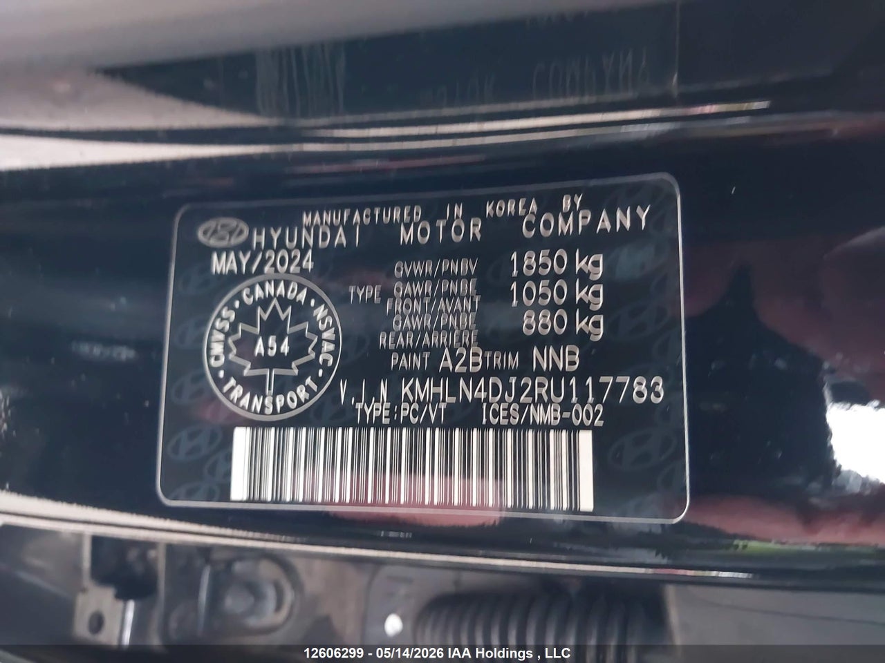 2024 HYUNDAI ELANTRA HYBRID LUXURY thumbnail 10