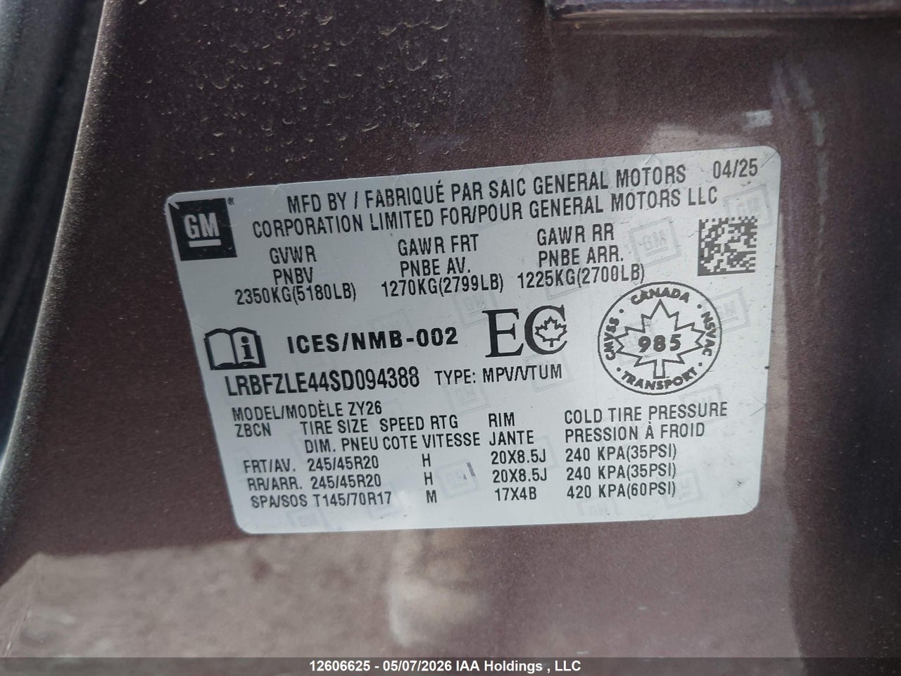 2025 BUICK ENVISION SPORT TOURING AWD thumbnail 10