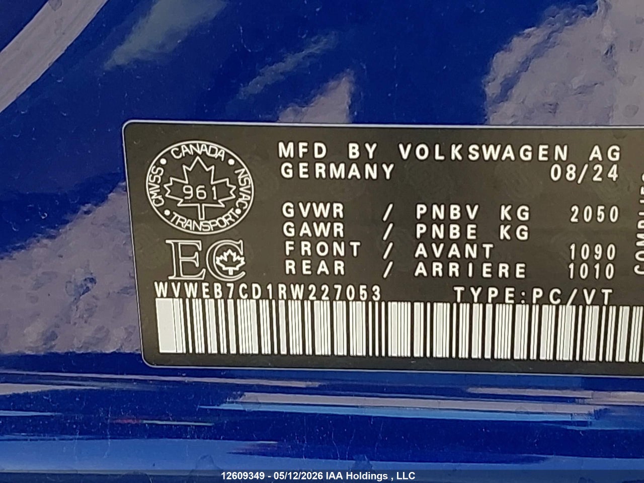 2024 VOLKSWAGEN GOLF R thumbnail 10