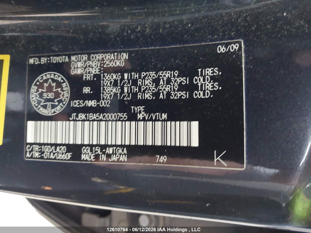 2010 LEXUS RX 350 thumbnail 10
