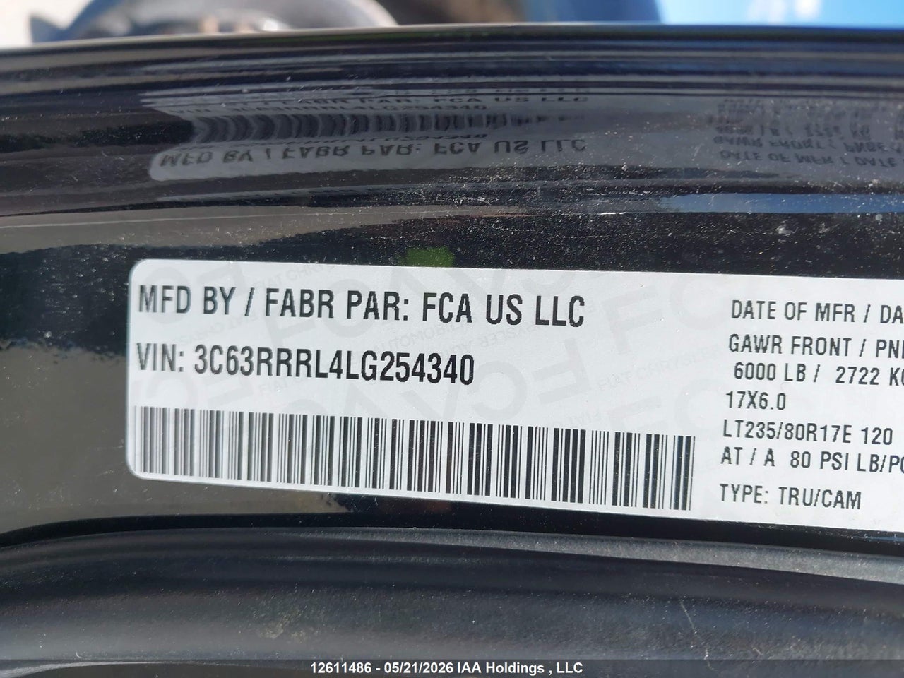 2020 RAM 3500 LIMITED thumbnail 10