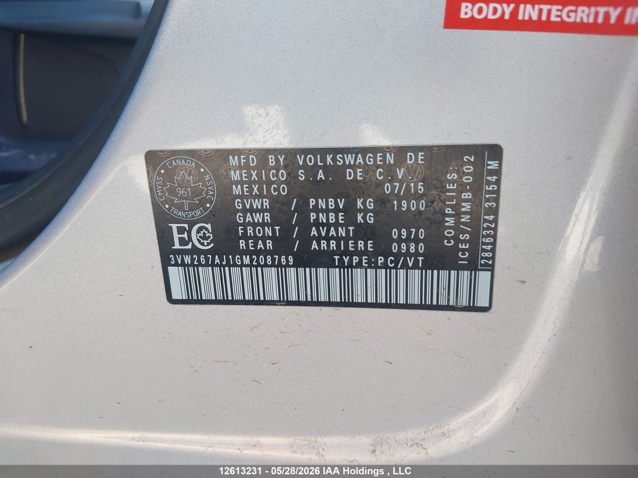 2016 VOLKSWAGEN JETTA SEDAN thumbnail 10