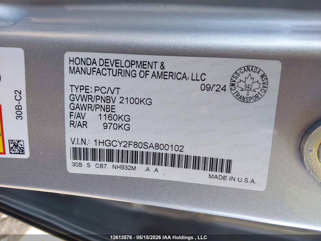 2025 HONDA ACCORD HYBRID thumbnail 10