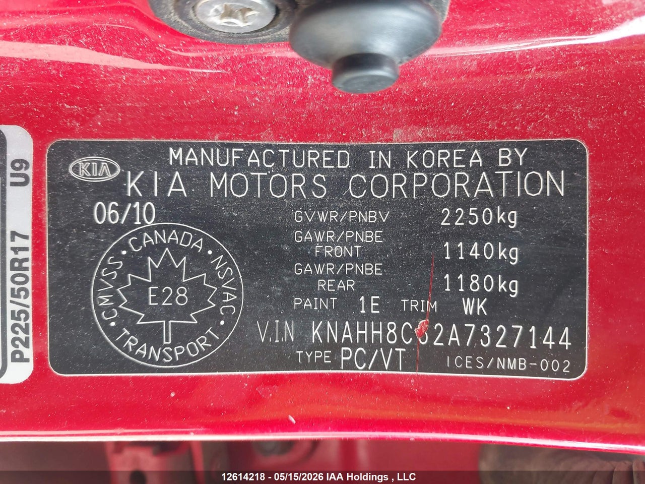 2010 KIA RONDO EX-V6/EX-V6 LUXURY thumbnail 10