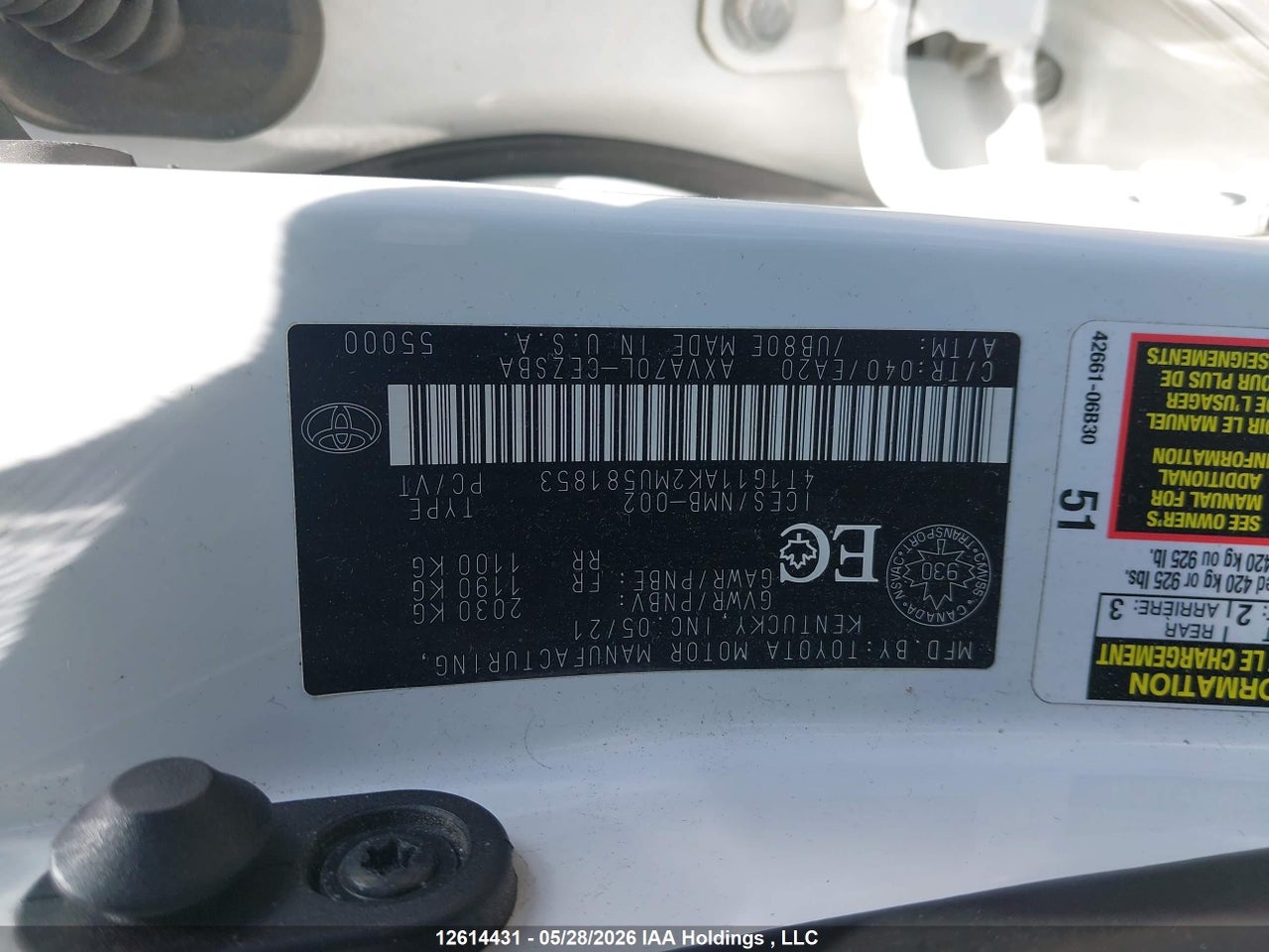 2021 TOYOTA CAMRY SE thumbnail 10