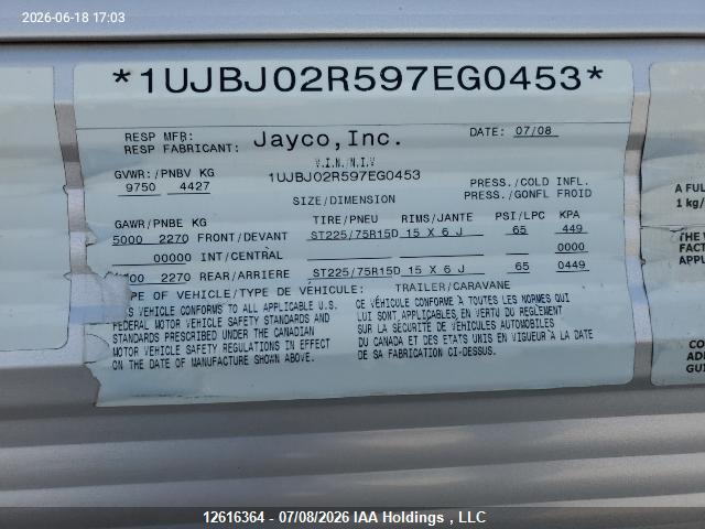 2009 JAYCO TRAVEL TRAILER thumbnail 10