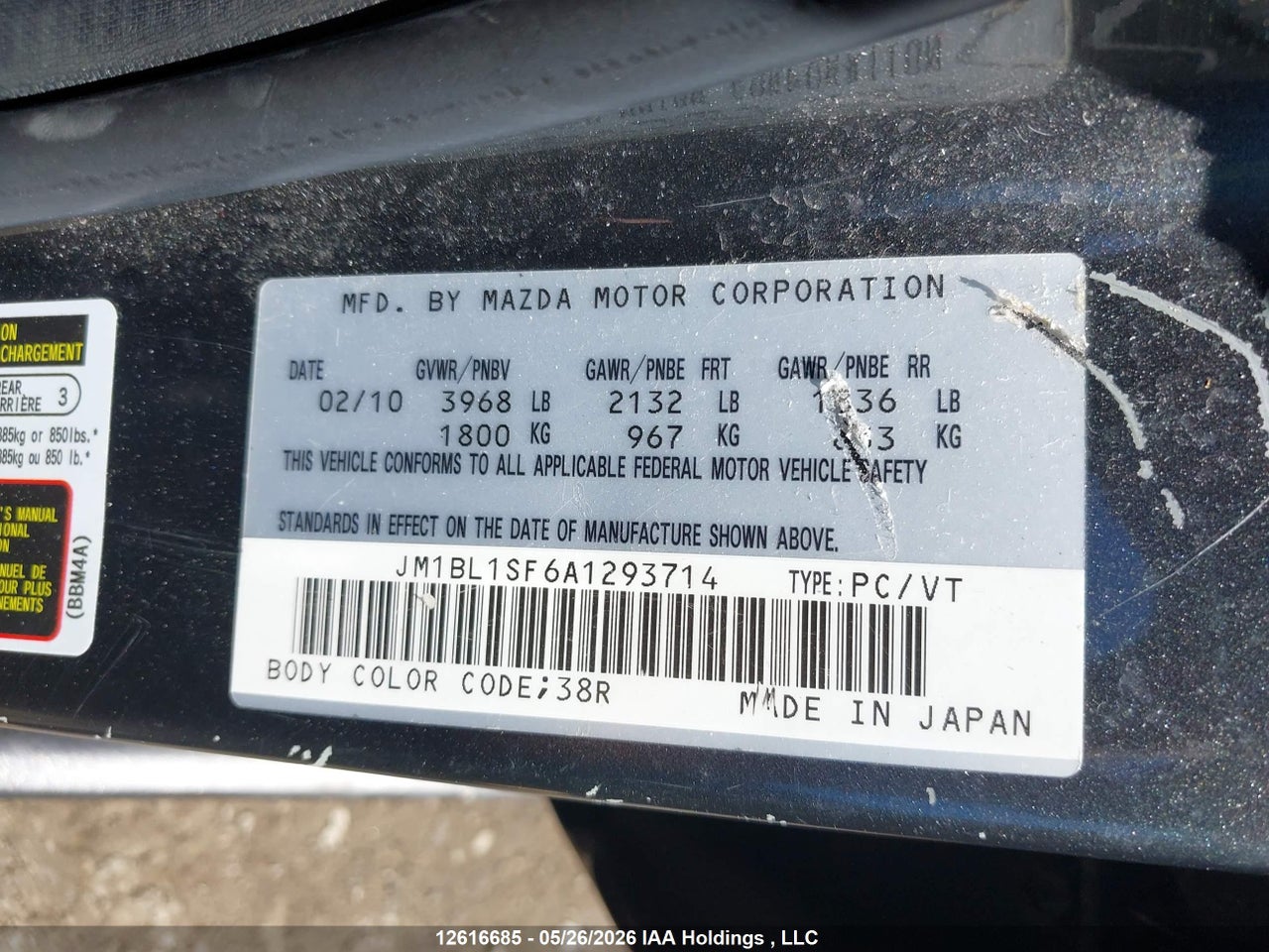 2010 MAZDA 3 I thumbnail 10