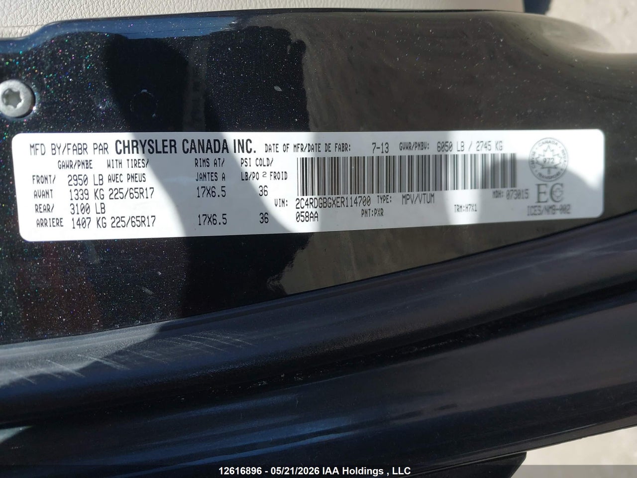 2014 DODGE GRAND CARAVAN SE/SXT thumbnail 10