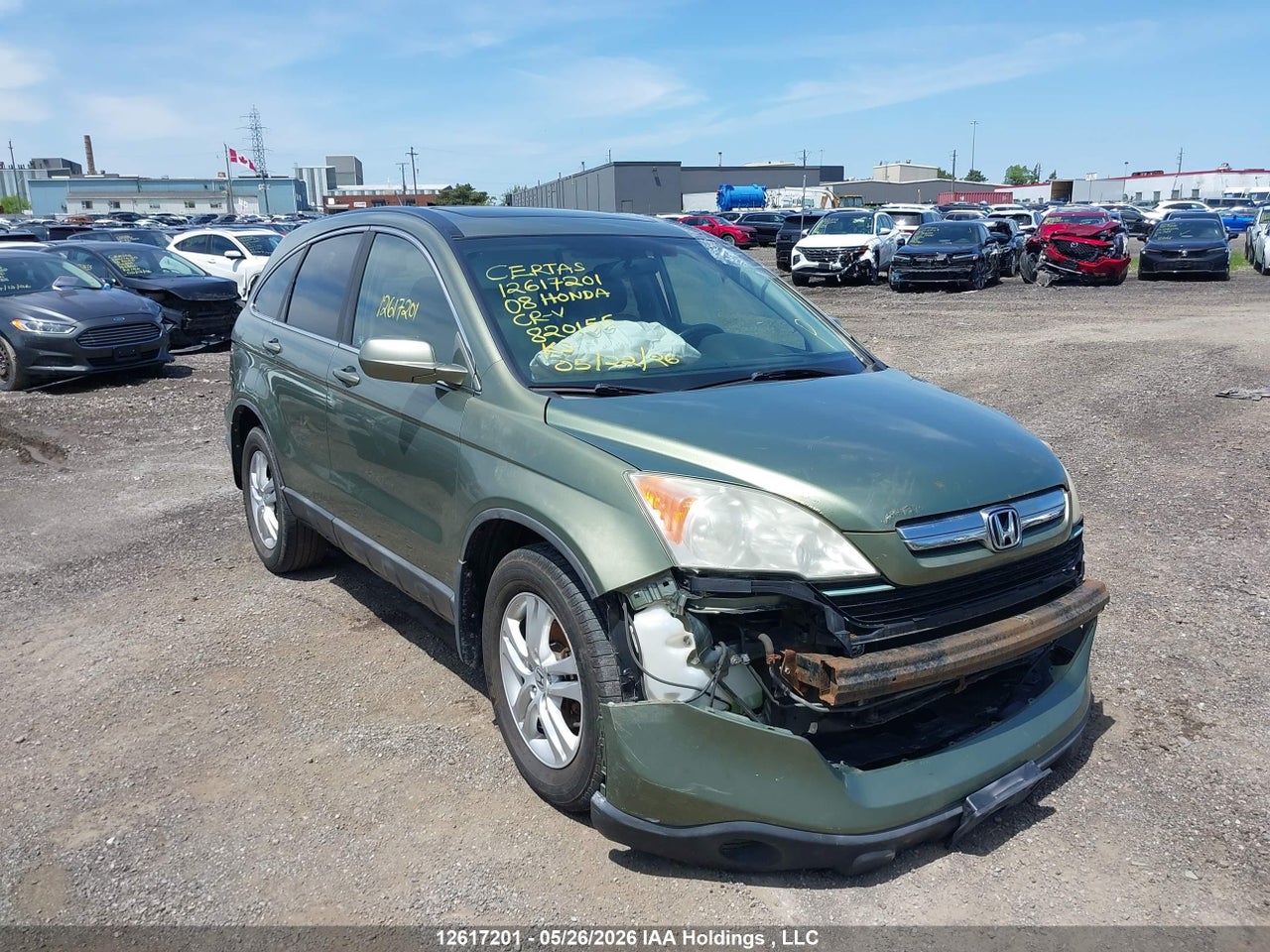 2008 HONDA CR-V EXL thumbnail 2