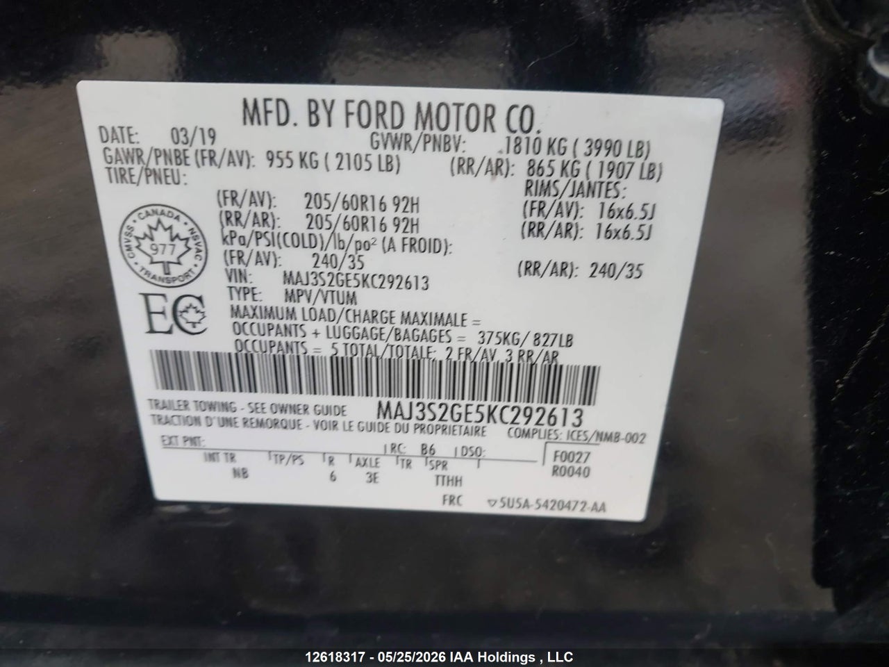 2019 FORD ECOSPORT SE thumbnail 10
