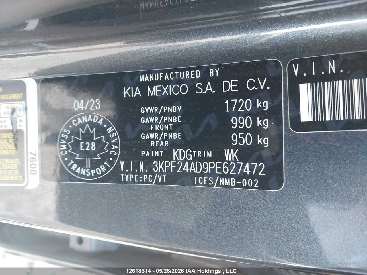 2023 KIA FORTE LX/LXS thumbnail 10