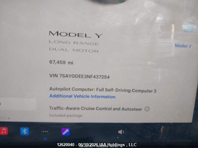 2022 TESLA MODEL Y thumbnail 9