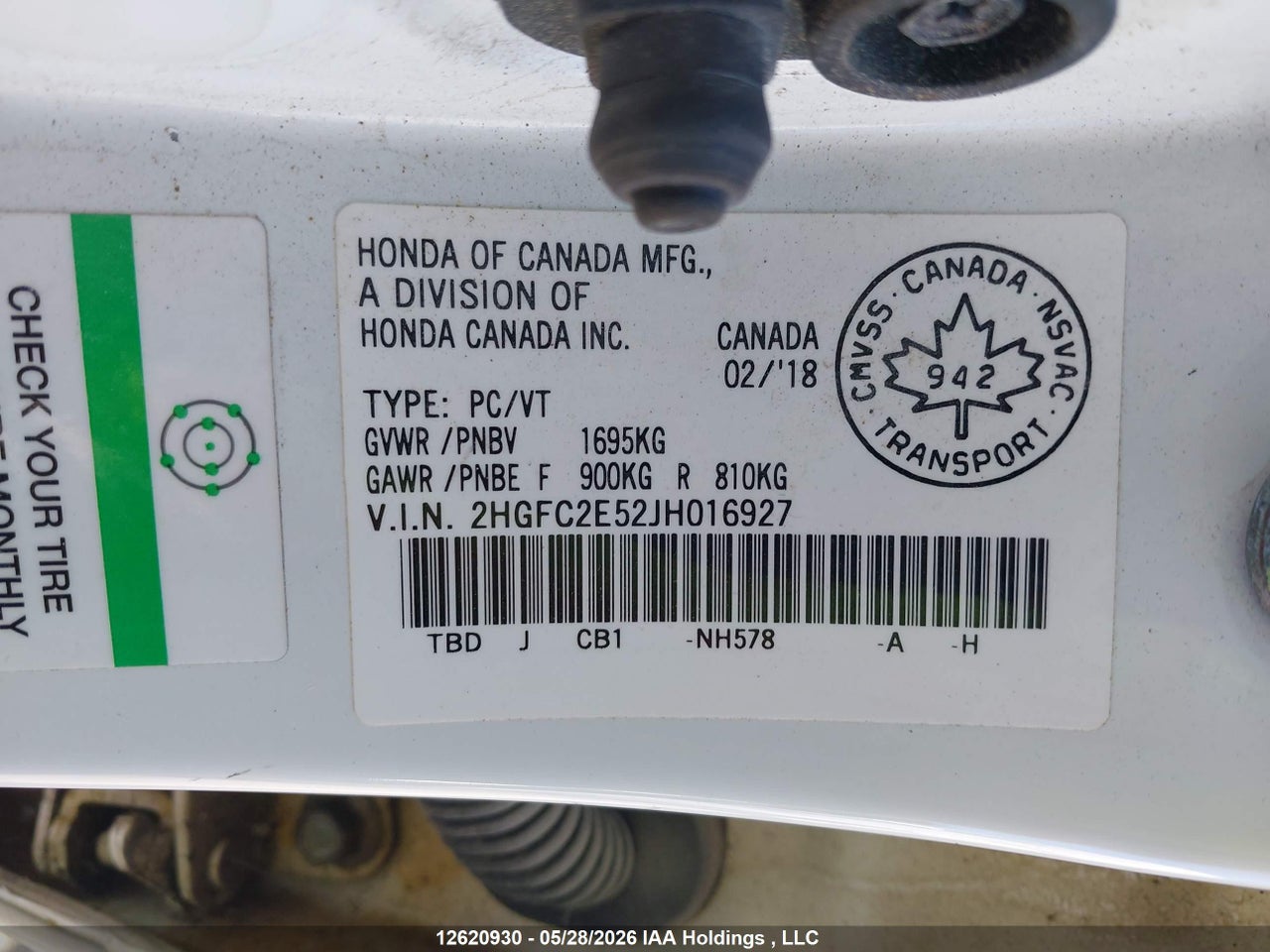 2018 HONDA CIVIC LX thumbnail 10