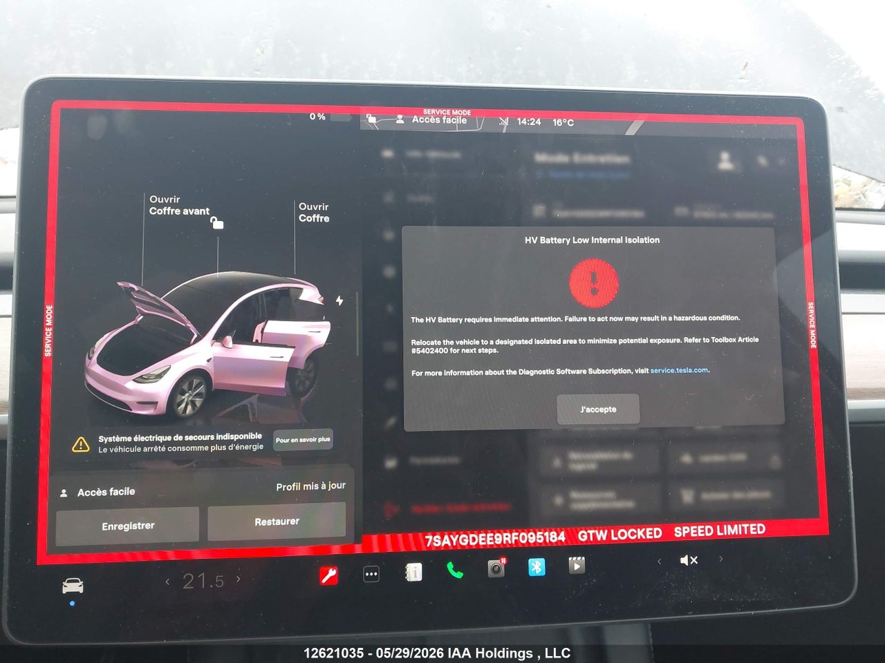 2024 TESLA MODEL Y LONG RANGE thumbnail 8