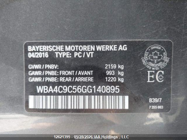 2016 BMW 428 XI GRAN COUPE SULEV thumbnail 11